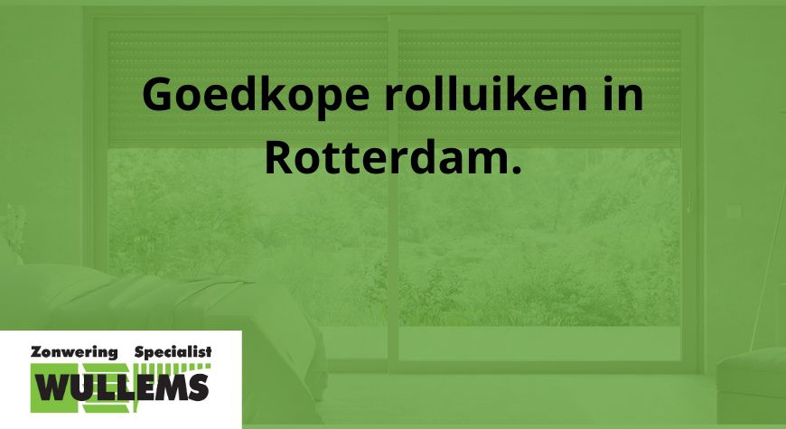 goedkope rolluiken rotterdam